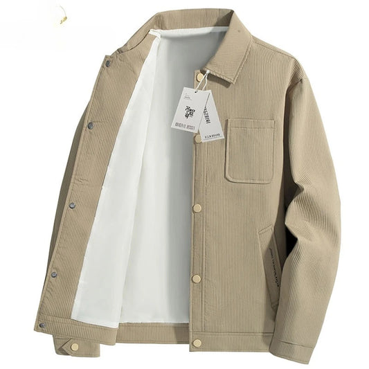 Men’s Striped Casual Work Jacket Autumn/Winter