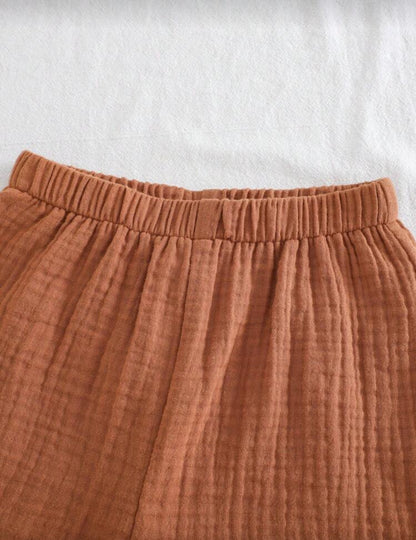 Cozy Pixies 2pcs Baby Boy Color Block Lapel Short Sleeve Top and Shorts Set