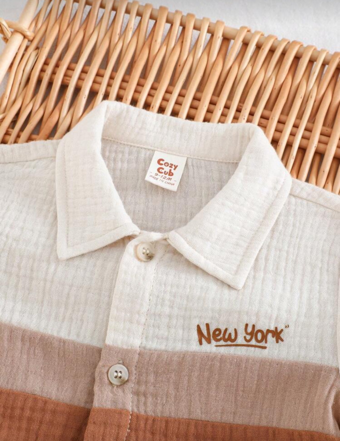 Cozy Pixies 2pcs Baby Boy Color Block Lapel Short Sleeve Top and Shorts Set