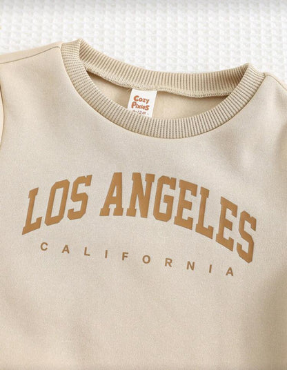 Cozy Pixies Baby Boy Winter Outfit Set Multicolor Tracksuit with Zipper