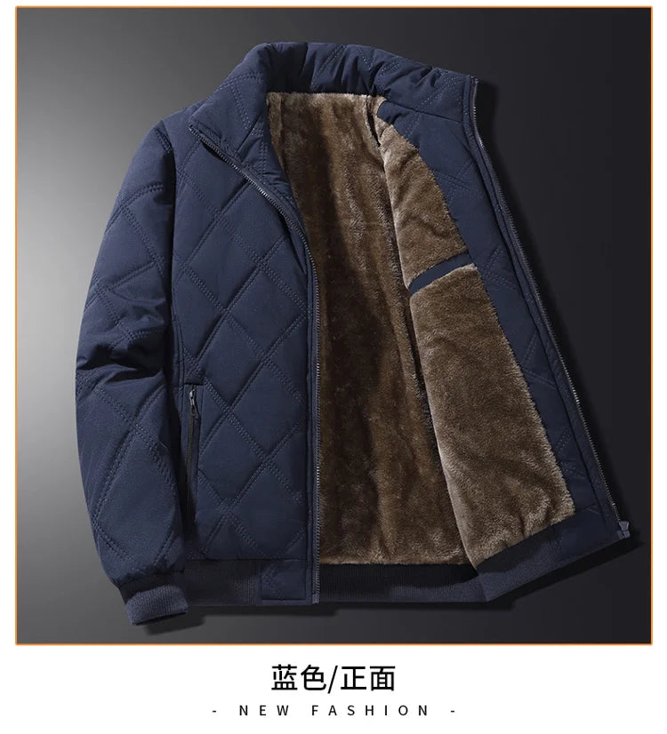 Men’s Cotton Padded Parka Jacket Winter