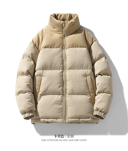 Unisex Korean Trendy Brand Jacket Parkas Winter New Men's Fashion Jacket Fashion Parka Casual Outdoor Youth Streetwear Parkas