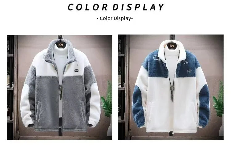 Men’s Sherpa Lined Hooded Jacket Winter