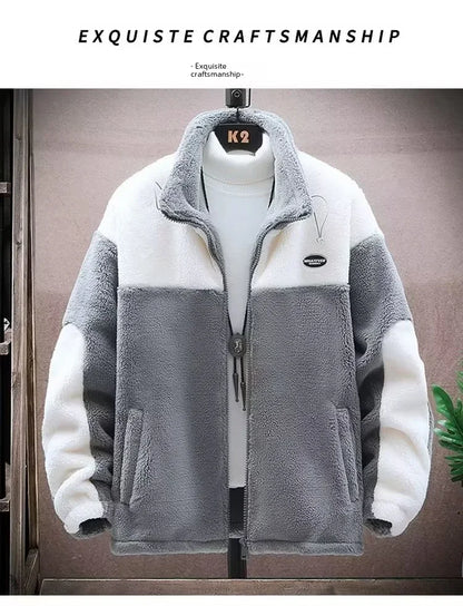 Men’s Sherpa Lined Hooded Jacket Winter