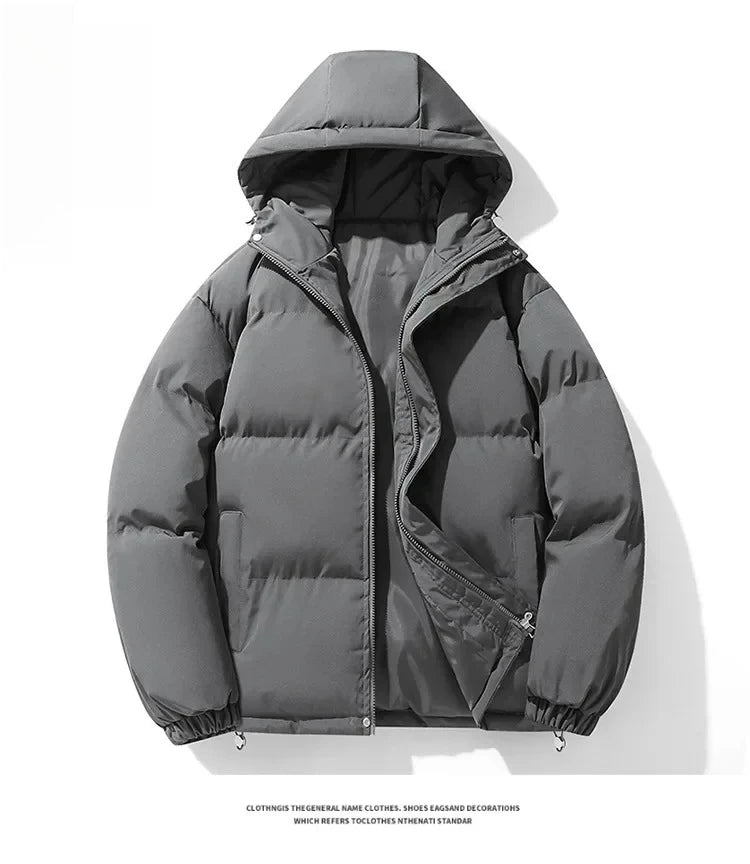 Men’s Hooded Cotton Padded Jacket Winter