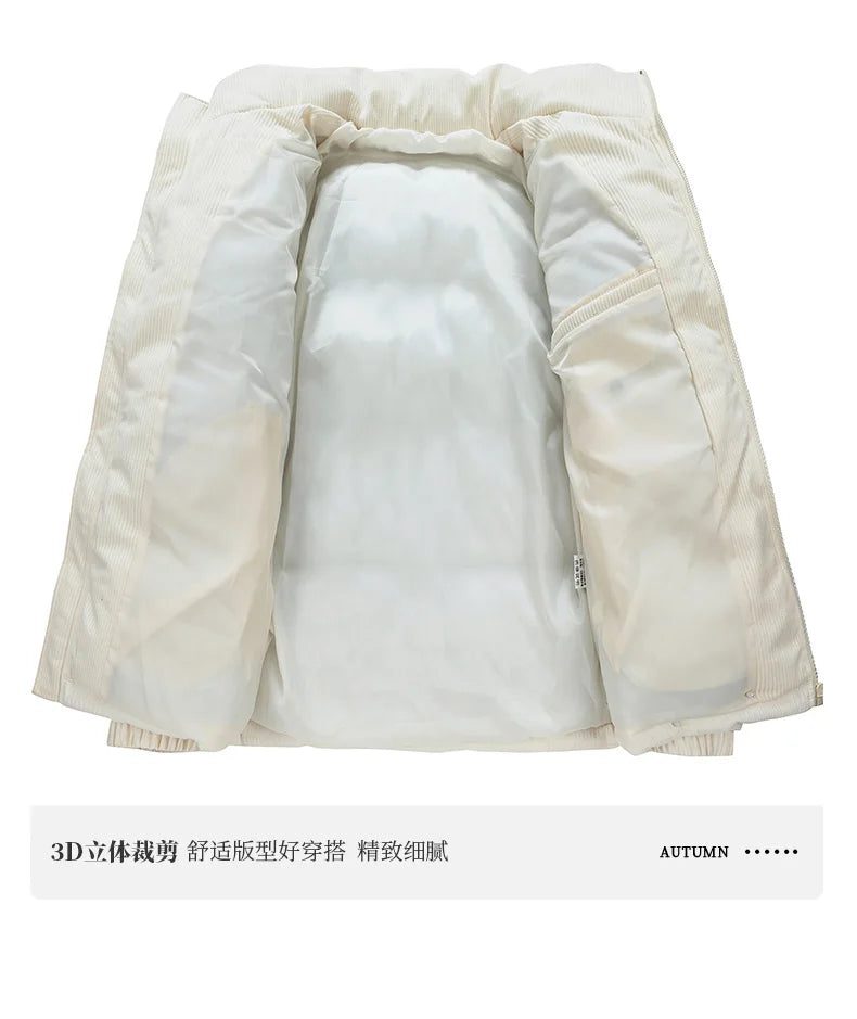 Unisex Korean Trendy Brand Jacket Parkas Winter New Men's Fashion Jacket Fashion Parka Casual Outdoor Youth Streetwear Parkas