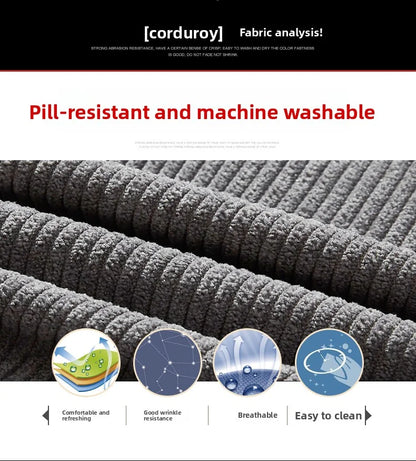 Men’s Corduroy Fleece Lined Jacket Winter