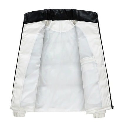 Short Parkas for Men Autumn Winter Down Cotton-Padded Thickened Stand Collar Puffer Jacket New Style Bread Jacket Casual Coat