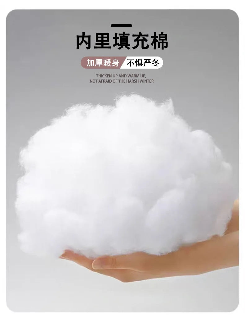 Unisex Lamb Fleece Cotton Jacket Winter