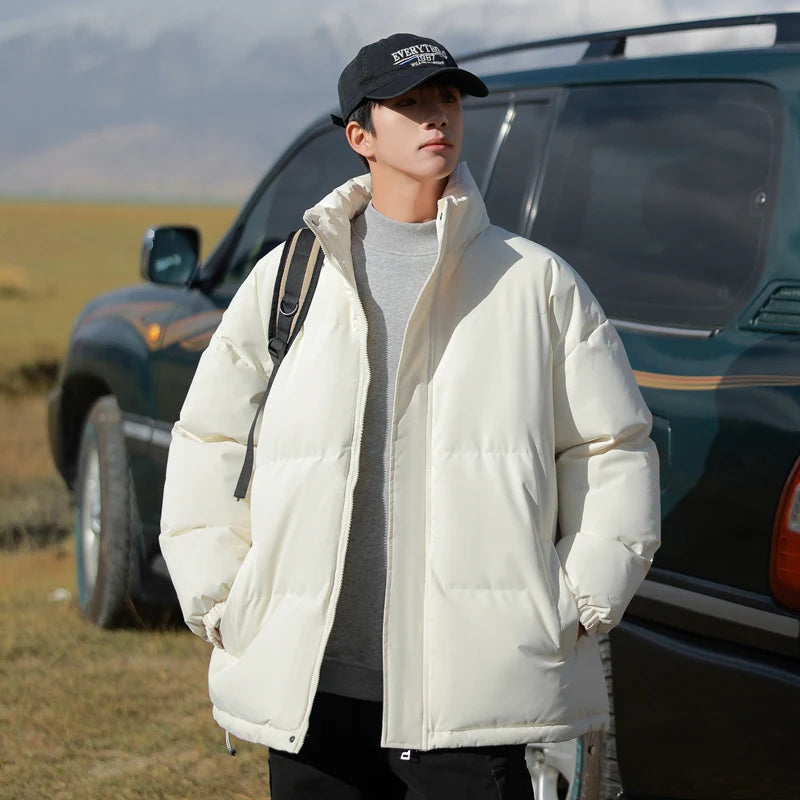 Mountain Climbing Cotton-padded Jacket Couple Jackets Comfortable Fashionable Trendy Men's and Women's Thick Outdoor Bread Coats