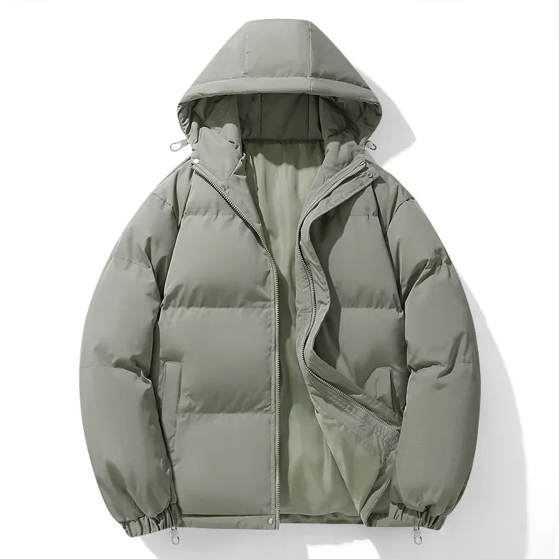 Men’s Hooded Cotton Padded Jacket Winter