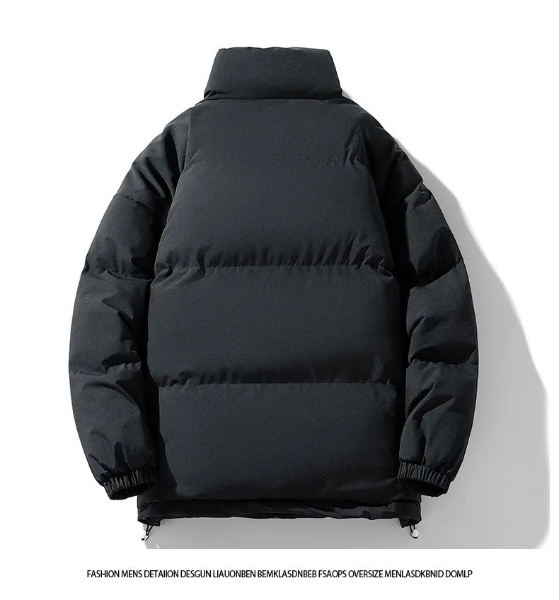 Casual Cotton Parka Jackets Men Winter Warm Fashion Korean Loose Coat Couples Padded Coat Harajuku Windproof Warm Jackets Women