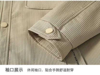 Men’s Striped Casual Work Jacket Autumn/Winter