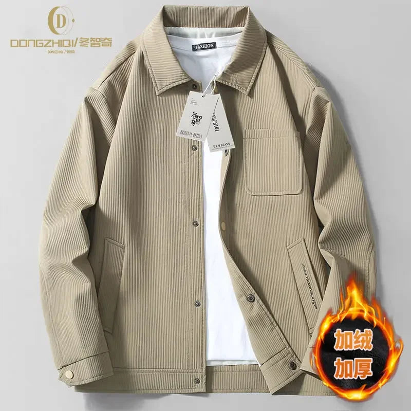 Men’s Striped Casual Work Jacket Autumn/Winter