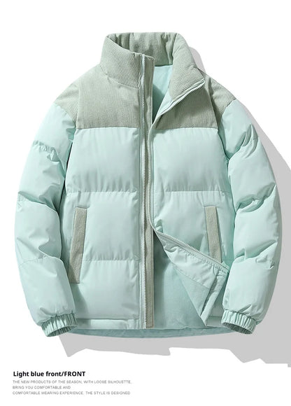 Men's Winter Thickened Warm Cotton Jacket - Casual Youth Fashion Coat