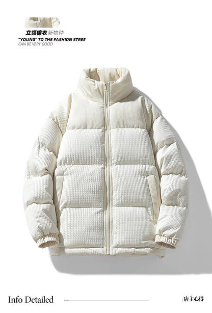 Unisex Korean Trendy Brand Jacket Parkas Winter New Men's Fashion Jacket Fashion Parka Casual Outdoor Youth Streetwear Parkas