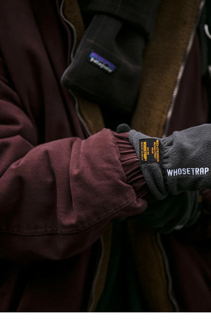 Men’s Vintage Polar Fleece Jacket Winter