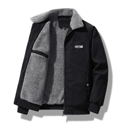 Men’s Corduroy Fleece Lined Jacket Winter