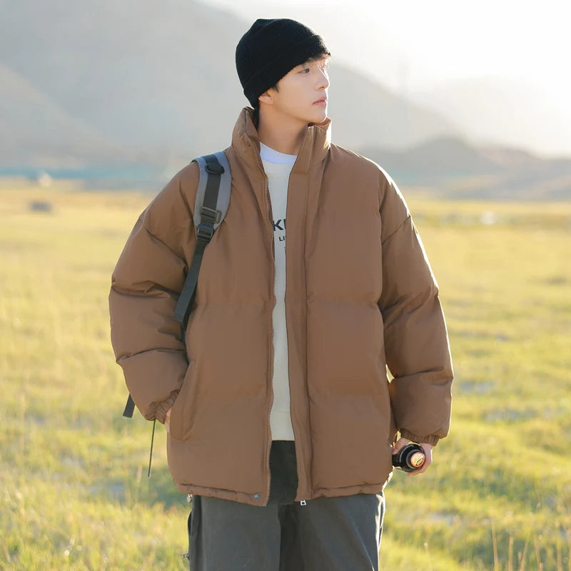 Mountain Climbing Cotton-padded Jacket Couple Jackets Comfortable Fashionable Trendy Men's and Women's Thick Outdoor Bread Coats