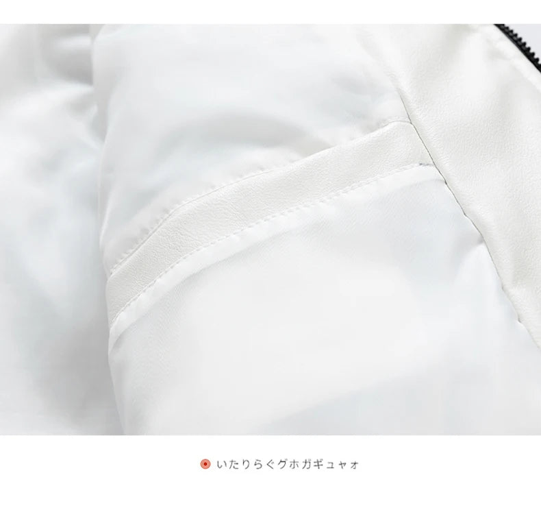 Short Parkas for Men Autumn Winter Down Cotton-Padded Thickened Stand Collar Puffer Jacket New Style Bread Jacket Casual Coat