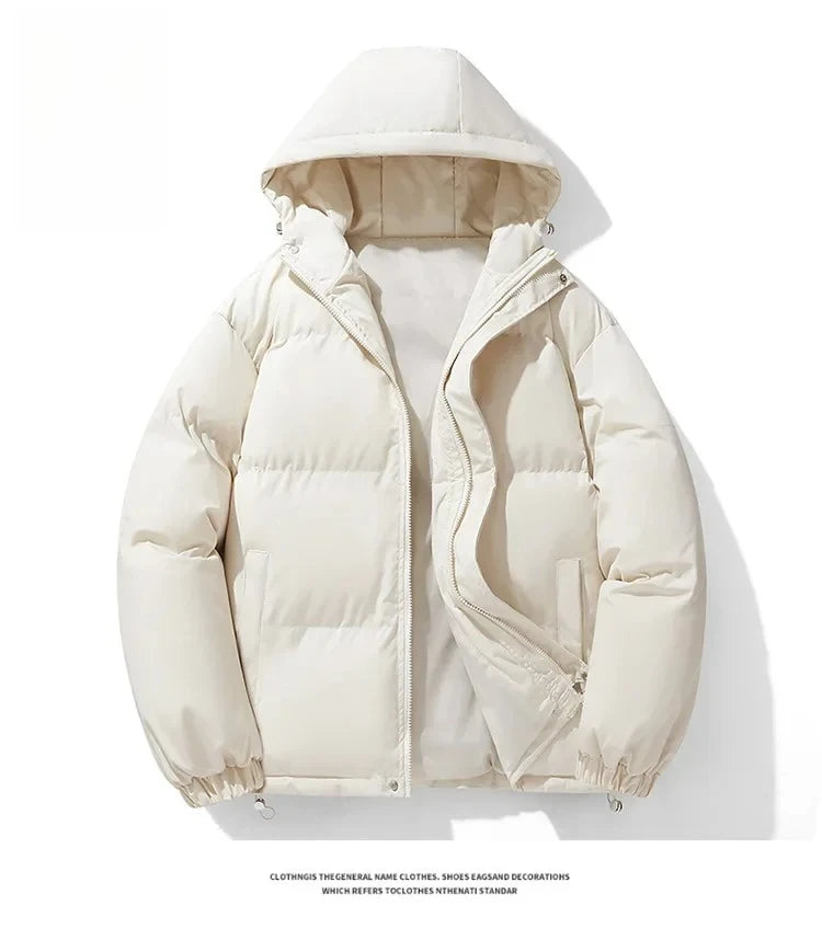 Men’s Hooded Cotton Padded Jacket Winter