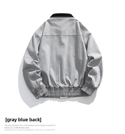 Men’s Vintage Denim Jacket Spring Autumn