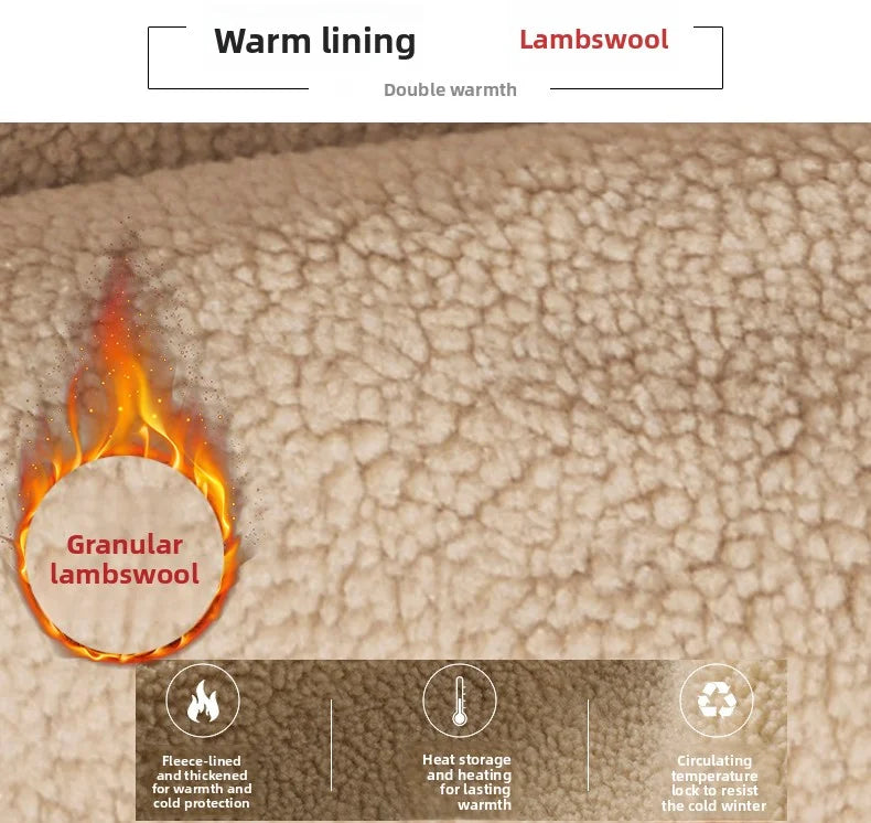 Men’s Corduroy Fleece Lined Jacket Winter