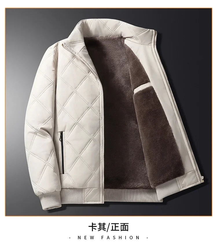 Men’s Cotton Padded Parka Jacket Winter