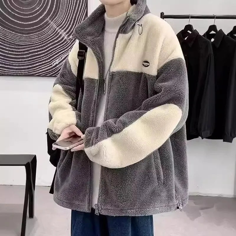 Men’s Lamb Velvet Cotton Jacket Winter