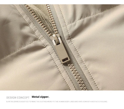 Men's Winter Thickened Warm Cotton Jacket - Casual Youth Fashion Coat