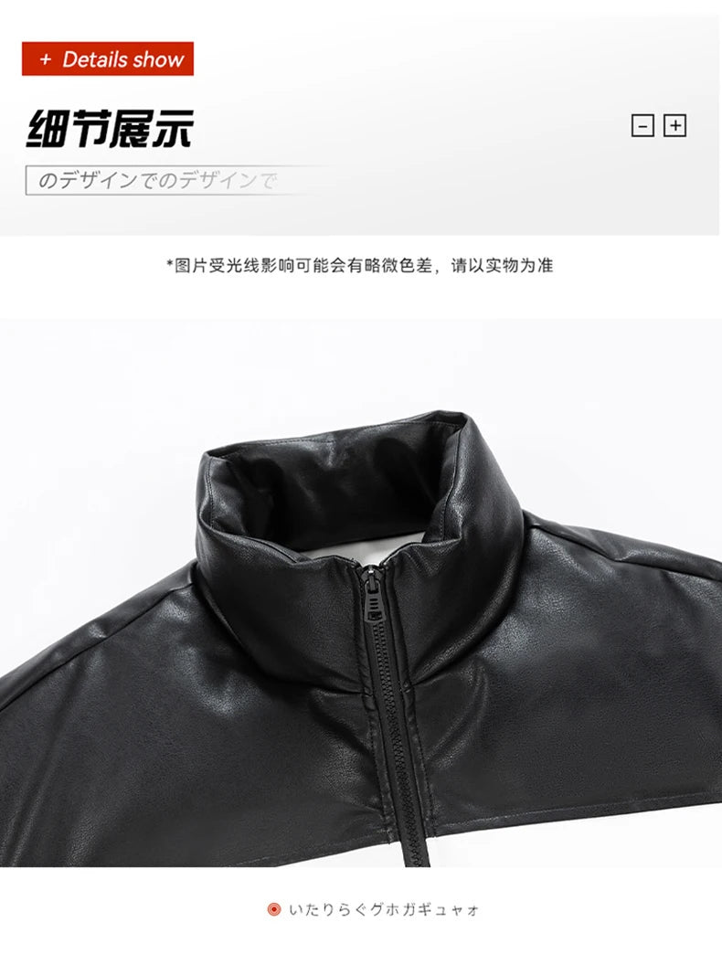 Short Parkas for Men Autumn Winter Down Cotton-Padded Thickened Stand Collar Puffer Jacket New Style Bread Jacket Casual Coat