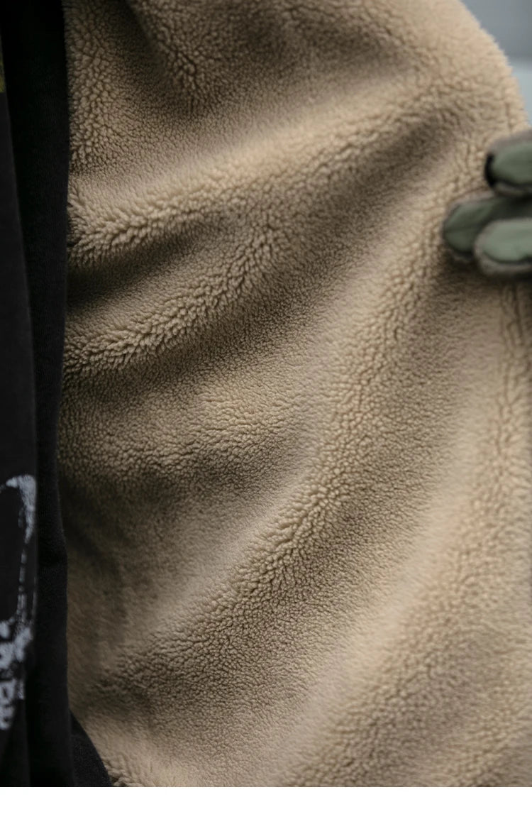 Men’s Vintage Polar Fleece Jacket Winter