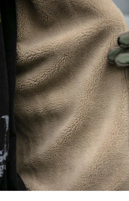 Men’s Vintage Polar Fleece Jacket Winter