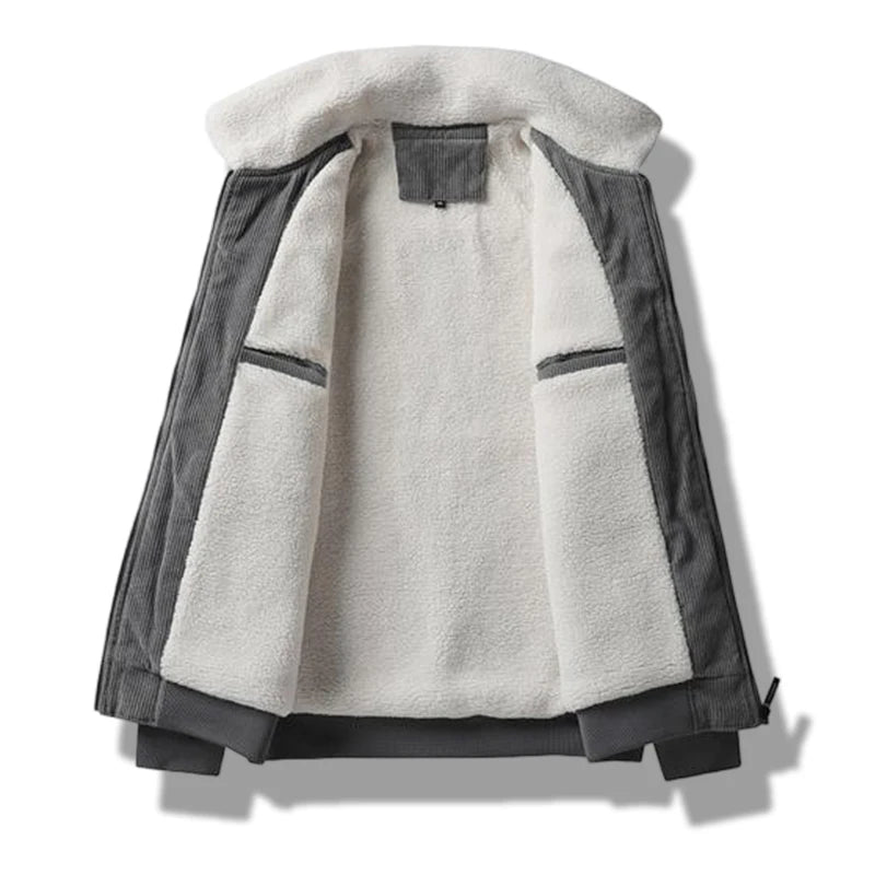 Men’s Corduroy Fleece Lined Jacket Winter