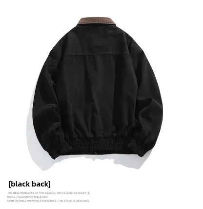 Men’s Vintage Denim Jacket Spring Autumn