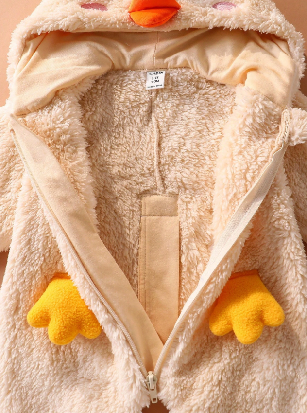 Newborn Cute 3D  Design Outfit, Including 3D Hat, 3D Hand Design, Long Sleeve Bodysuit, And Long Pants