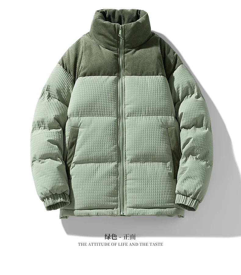 Unisex Korean Trendy Brand Jacket Parkas Winter New Men's Fashion Jacket Fashion Parka Casual Outdoor Youth Streetwear Parkas