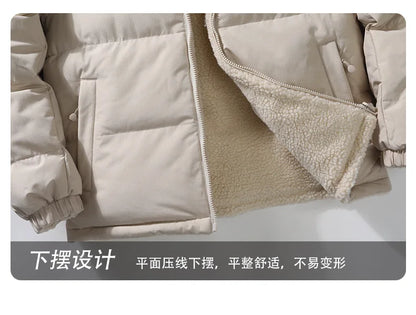 Unisex Lamb Fleece Cotton Jacket Winter