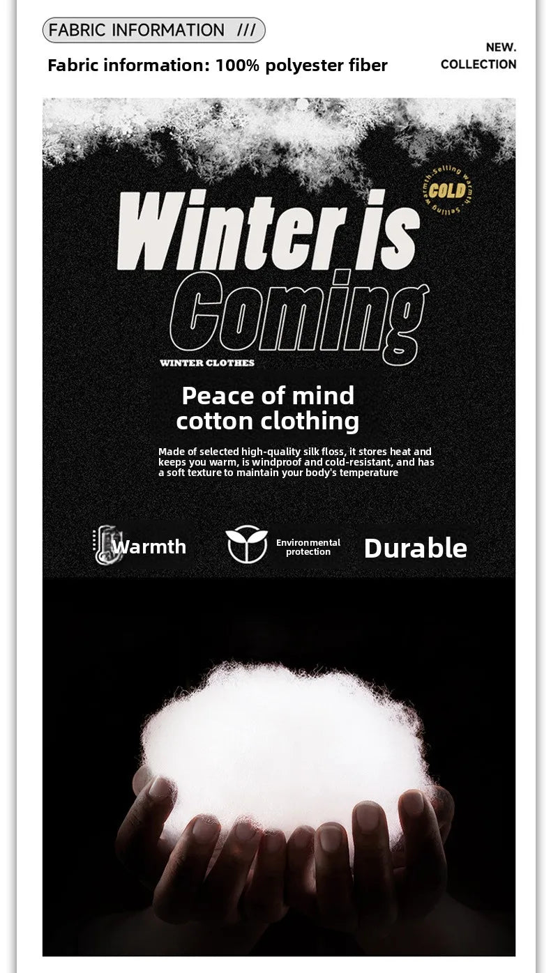 Mountain Climbing Cotton-padded Jacket Couple Jackets Comfortable Fashionable Trendy Men's and Women's Thick Outdoor Bread Coats