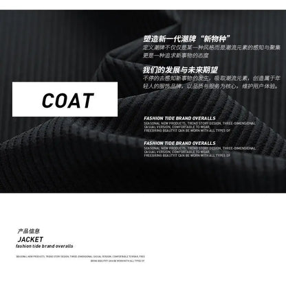 Men’s Striped Casual Work Jacket Autumn/Winter