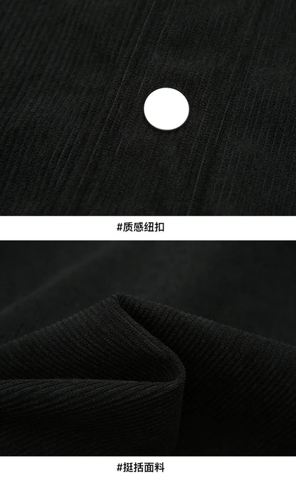 Men’s Corduroy Loose Casual Jacket Spring Autumn