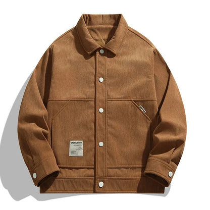 Men’s Corduroy Loose Casual Jacket Spring Autumn