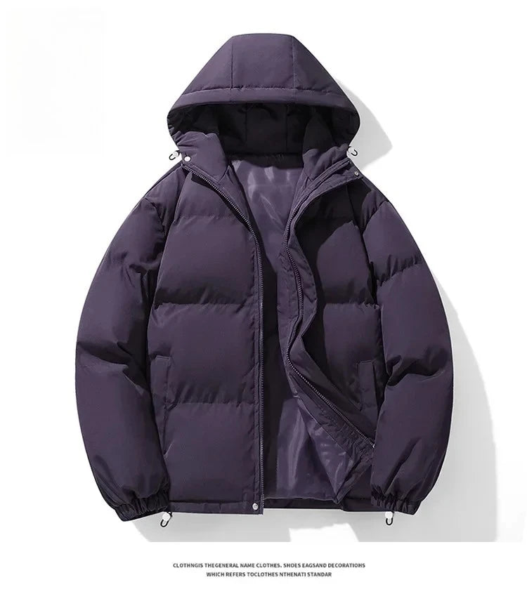 Men’s Hooded Cotton Padded Jacket Winter
