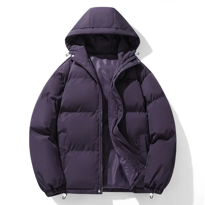 Men’s Hooded Cotton Padded Jacket Winter