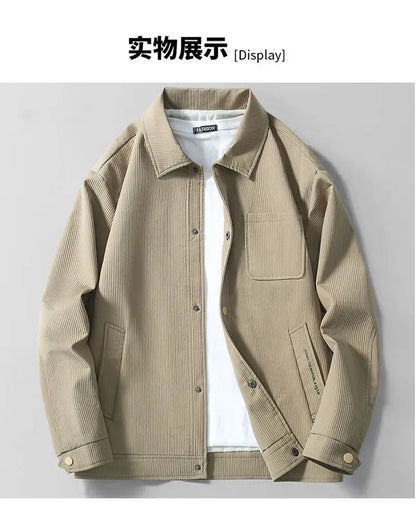 Men’s Striped Casual Work Jacket Autumn/Winter