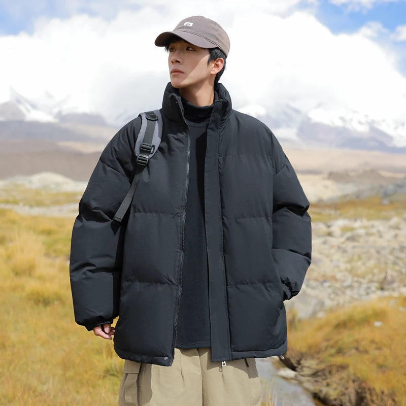 Mountain Climbing Cotton-padded Jacket Couple Jackets Comfortable Fashionable Trendy Men's and Women's Thick Outdoor Bread Coats